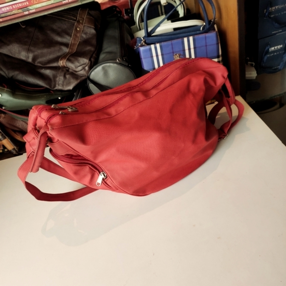 Two in one hobo bag for collage going girl textured leather - Picture 4 of 12